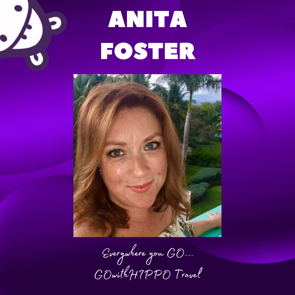 GOwithHIPPO Travel Agent, Anita Foster, GOwithHIPPO Travel