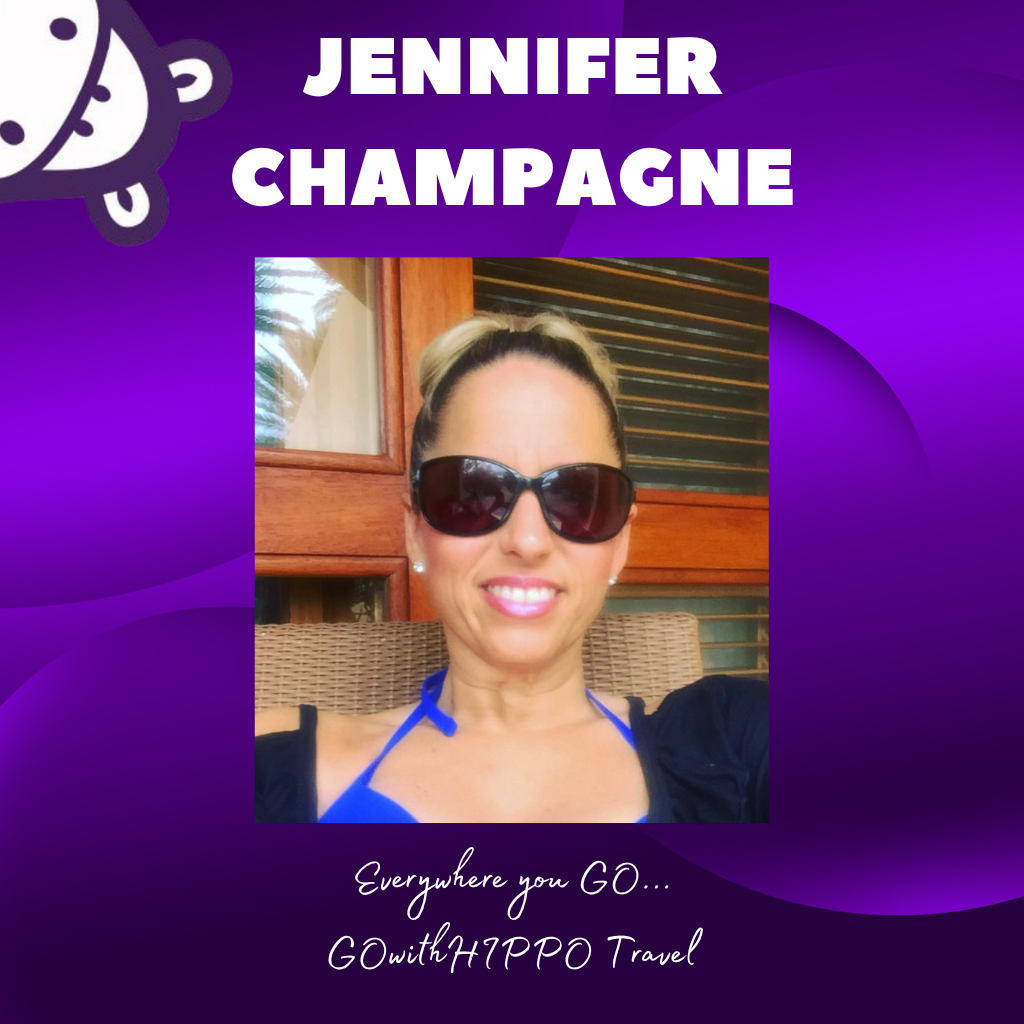 GOwithHIPPO Travel Agent, Jennifer Champagne, GOwithHIPPO Travel