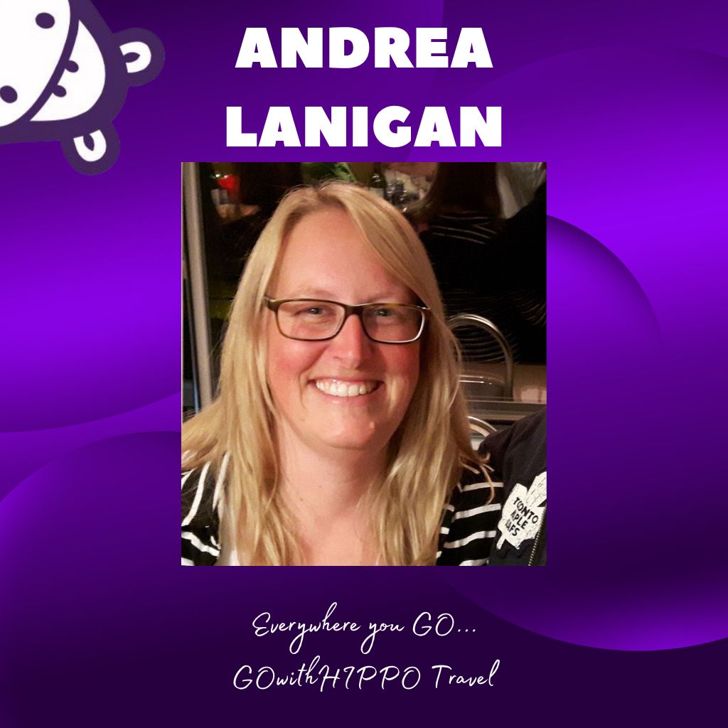 Andrea Lanigan, Go With Hippo Travel Agent, GO with HIPPO Travel