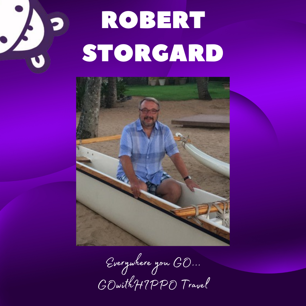 GOwithHIPPO Travel Agent, Robert Storgard, GOwithHIPPO Travel